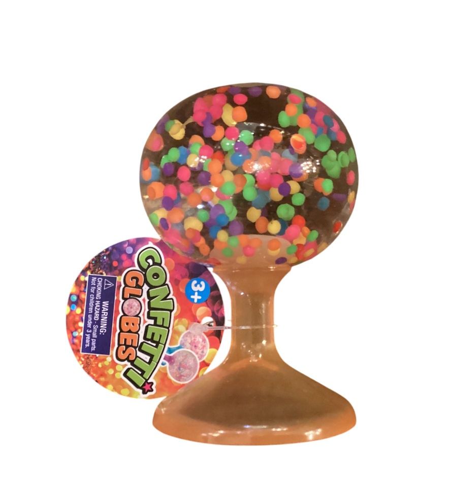 Squishy Confetti Globe Toy