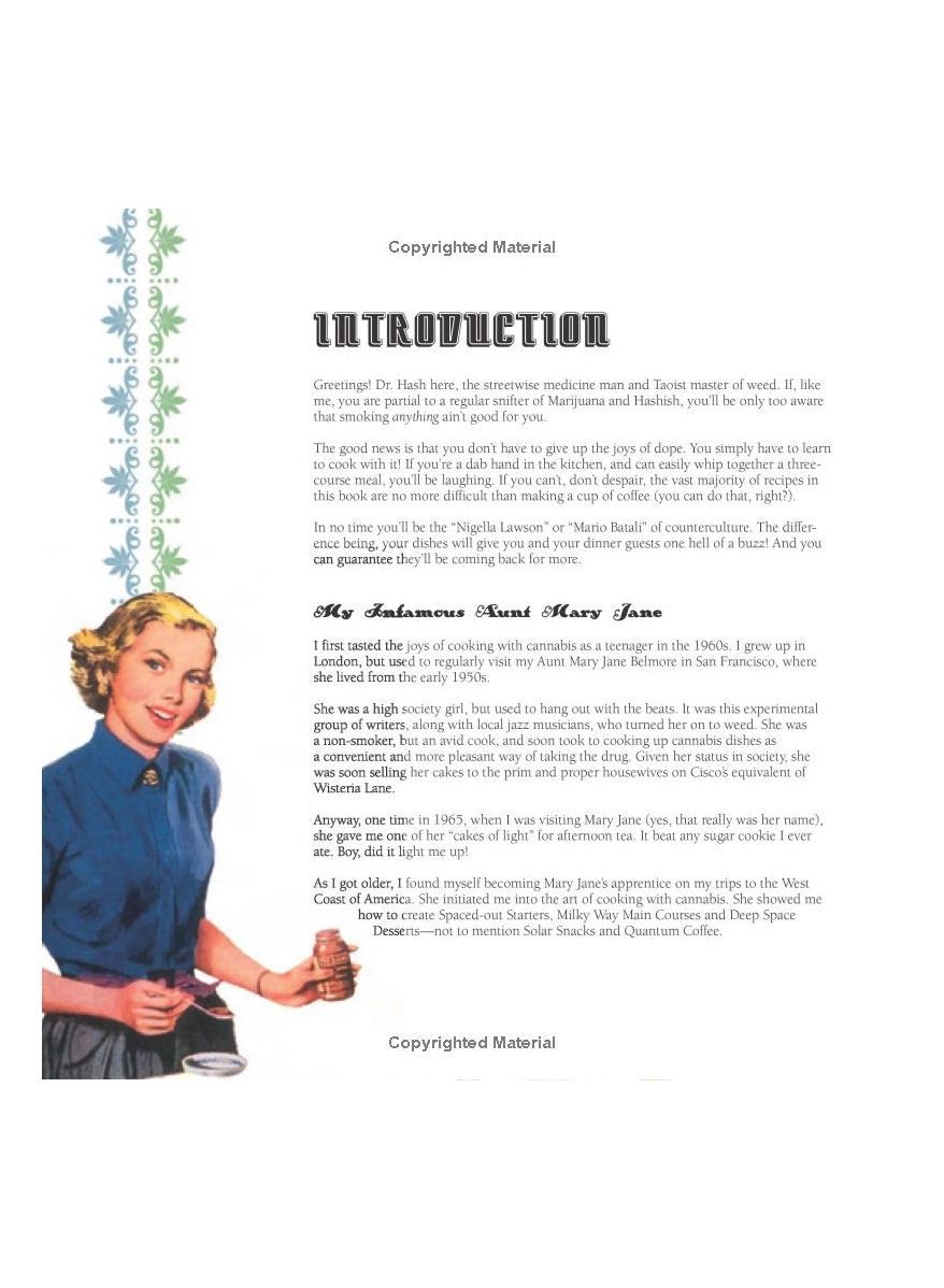 Mary Jane's Hash Brownies, Hot Pot, and Other Marijuana Munchies Hardcover Book