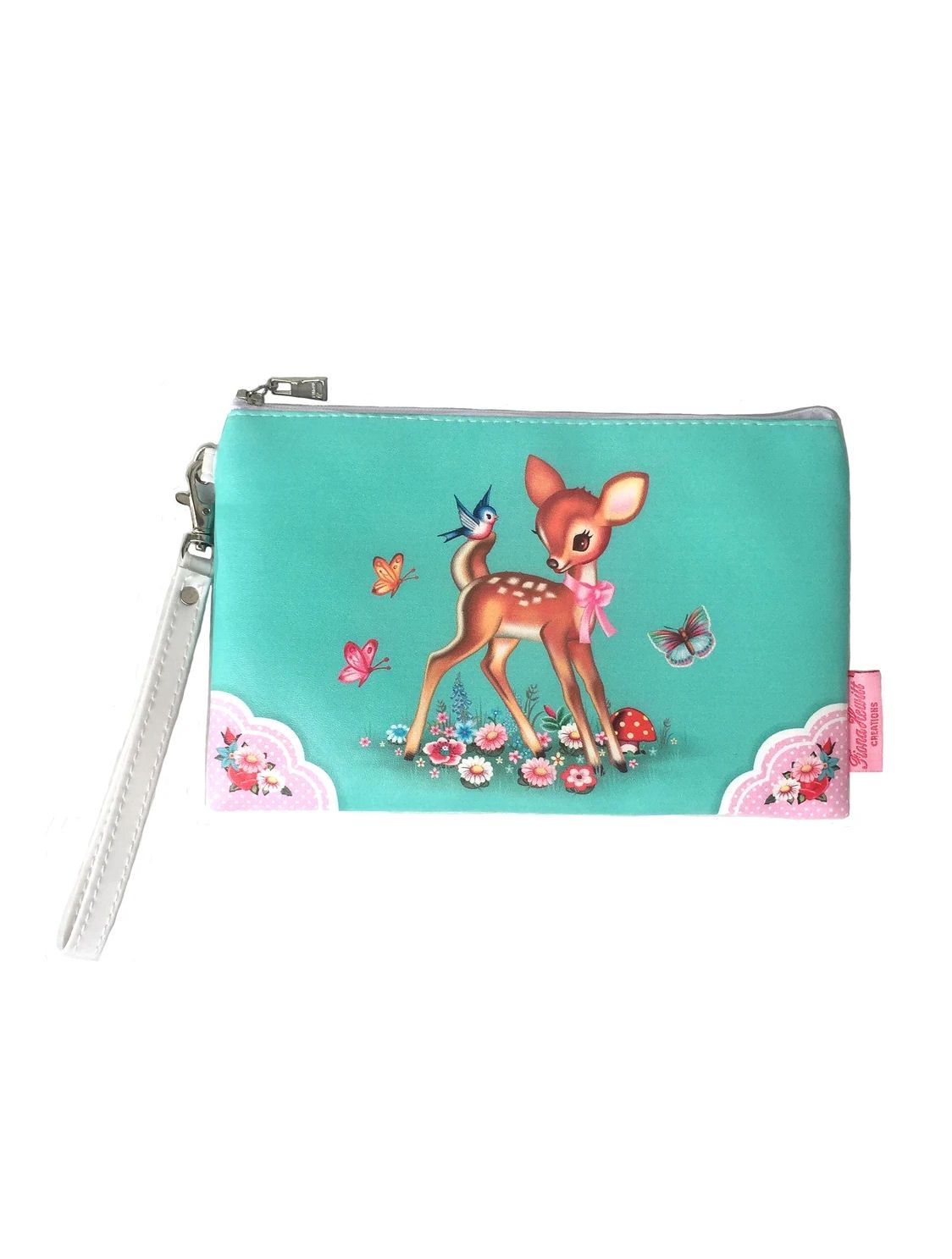 Fiona Hewitt Bambi Deer Small Makeup Bag