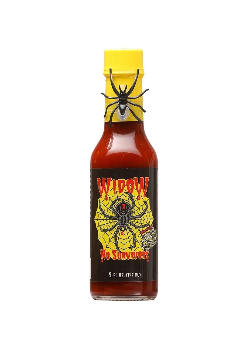 Widow No Survivors Hot Sauce With Spider
