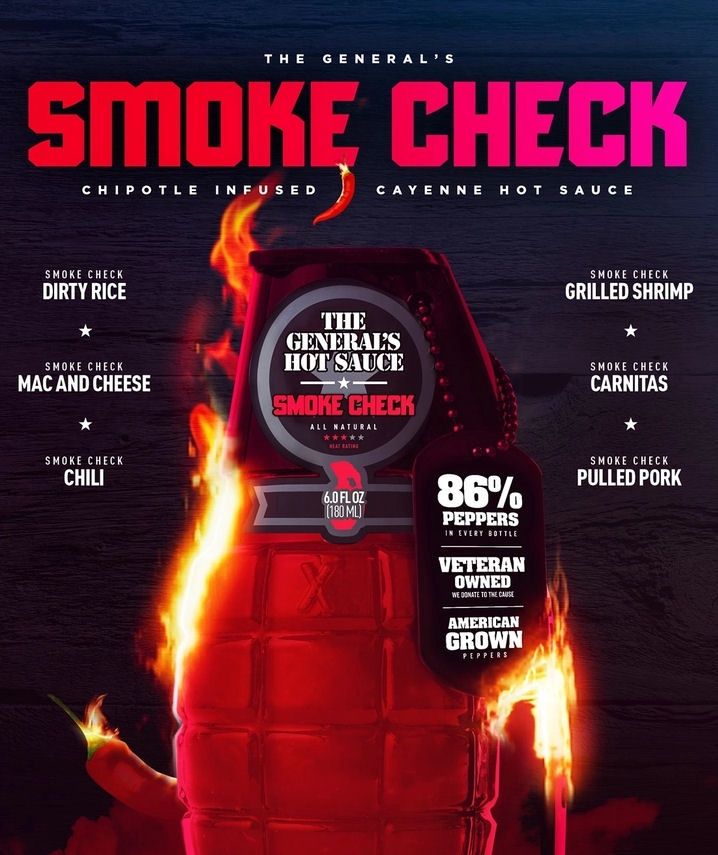 Smoke Check The General’s Hot Sauce