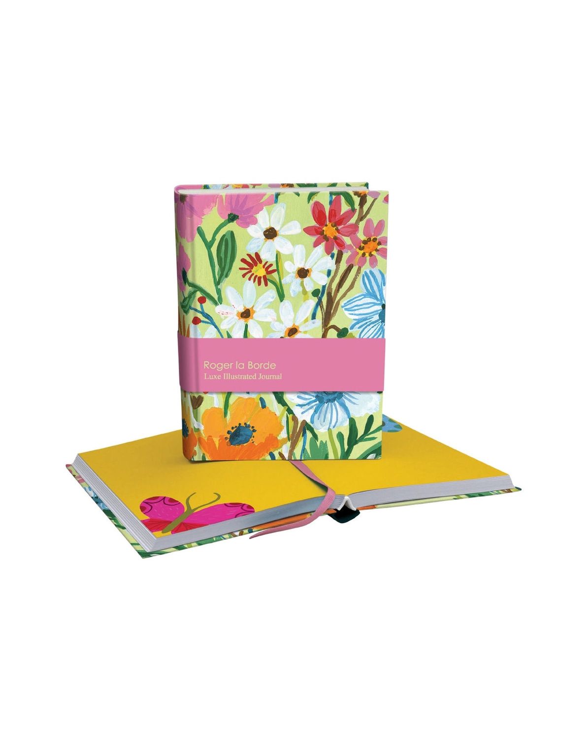 Roger La Borde Flower Fields Luxe Illustrated Journal