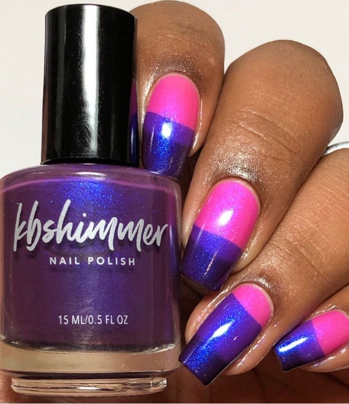 Aft Backwards Deep Purple Thermal Nail Polish