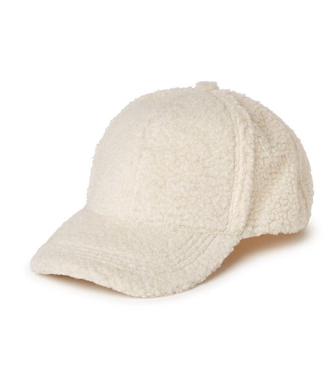 Faux Fur Fuzzy Hat, Color: Ivory