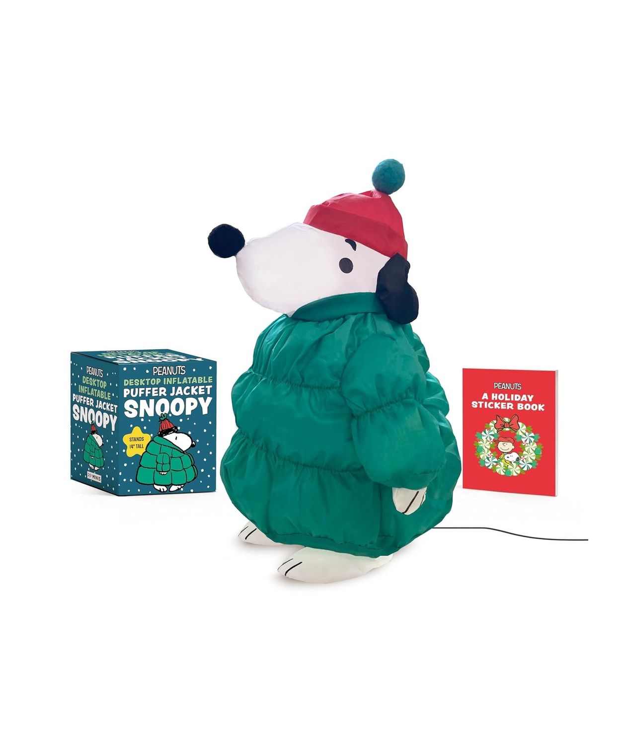 Inflatable Puffer Jacket Snoopy Desktop Toy