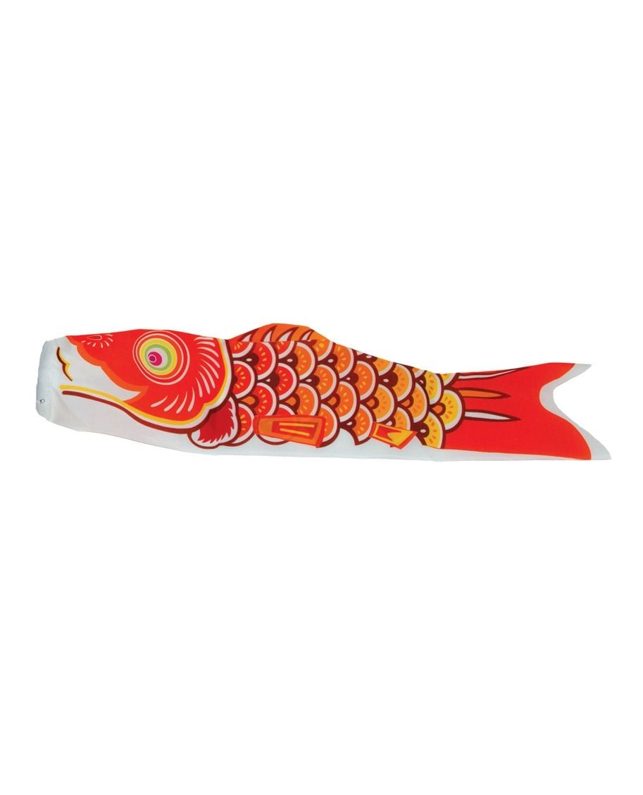 36 Inch Orange Koi Windsock
