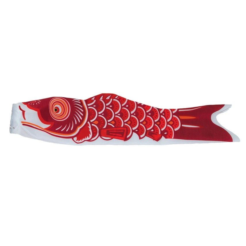 24 Inch Red Koi Fish Windsock