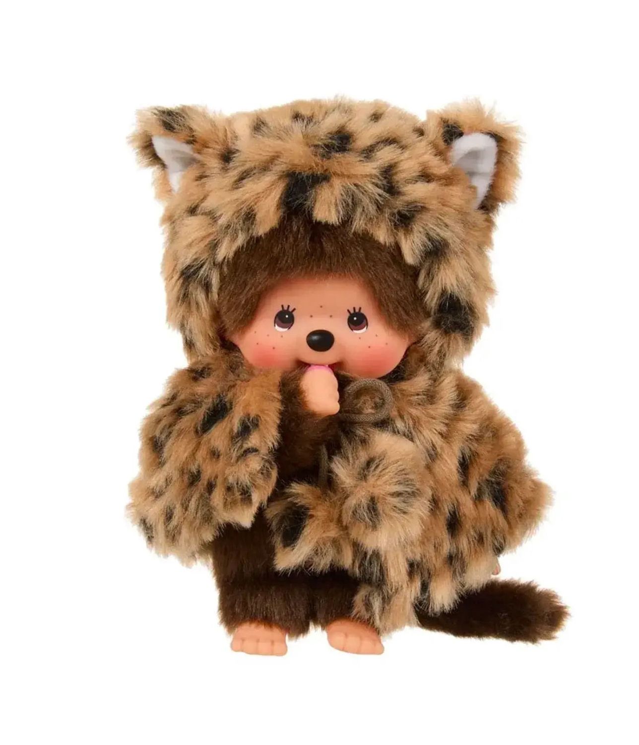 Monchhichi Girl With Leopard Hood