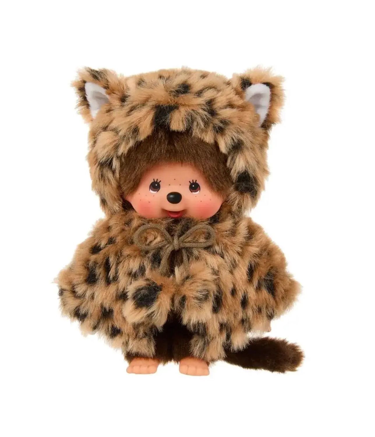 Monchhichi Girl With Leopard Hood