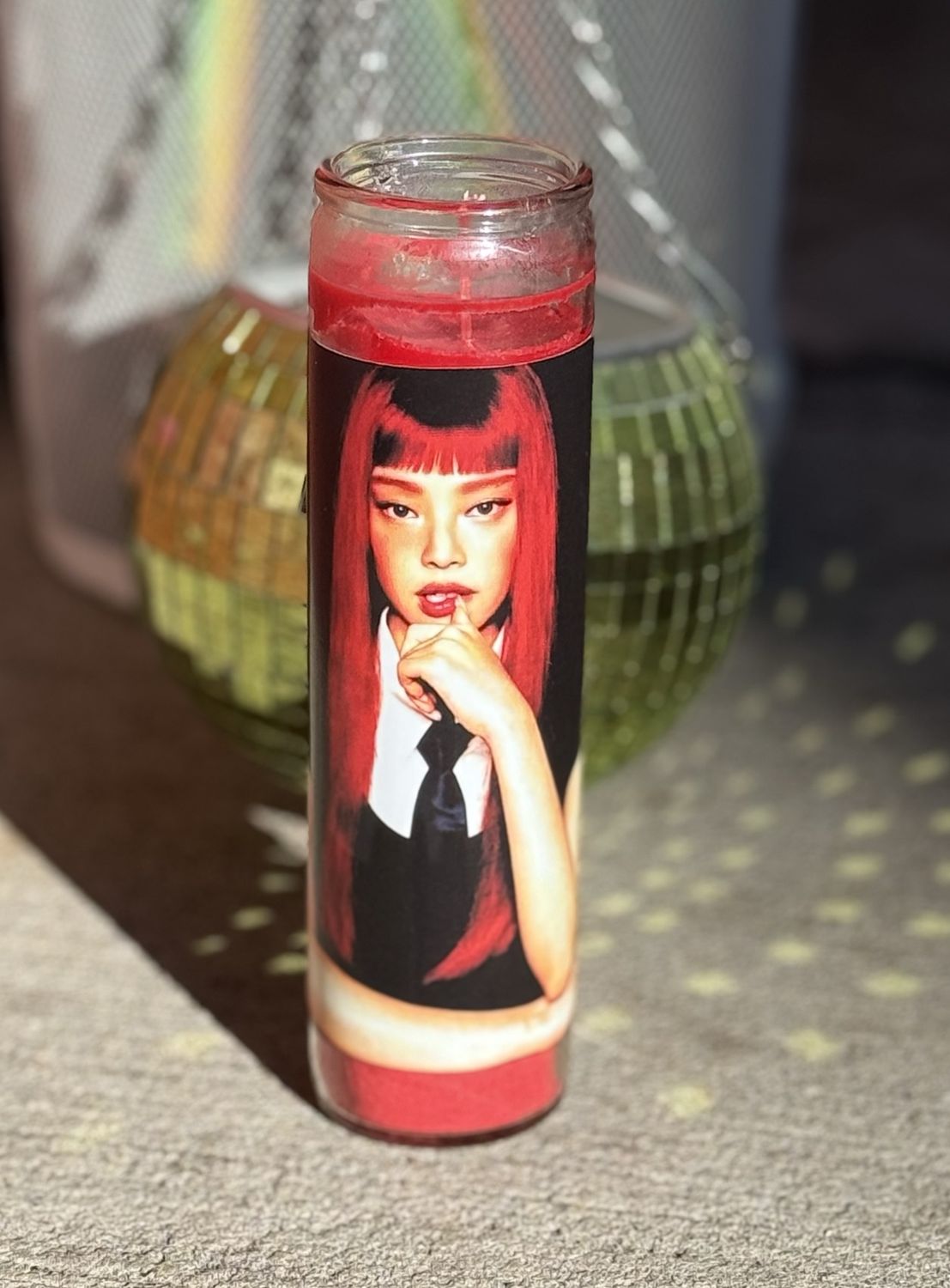 Jennie Necktie Saint Candle