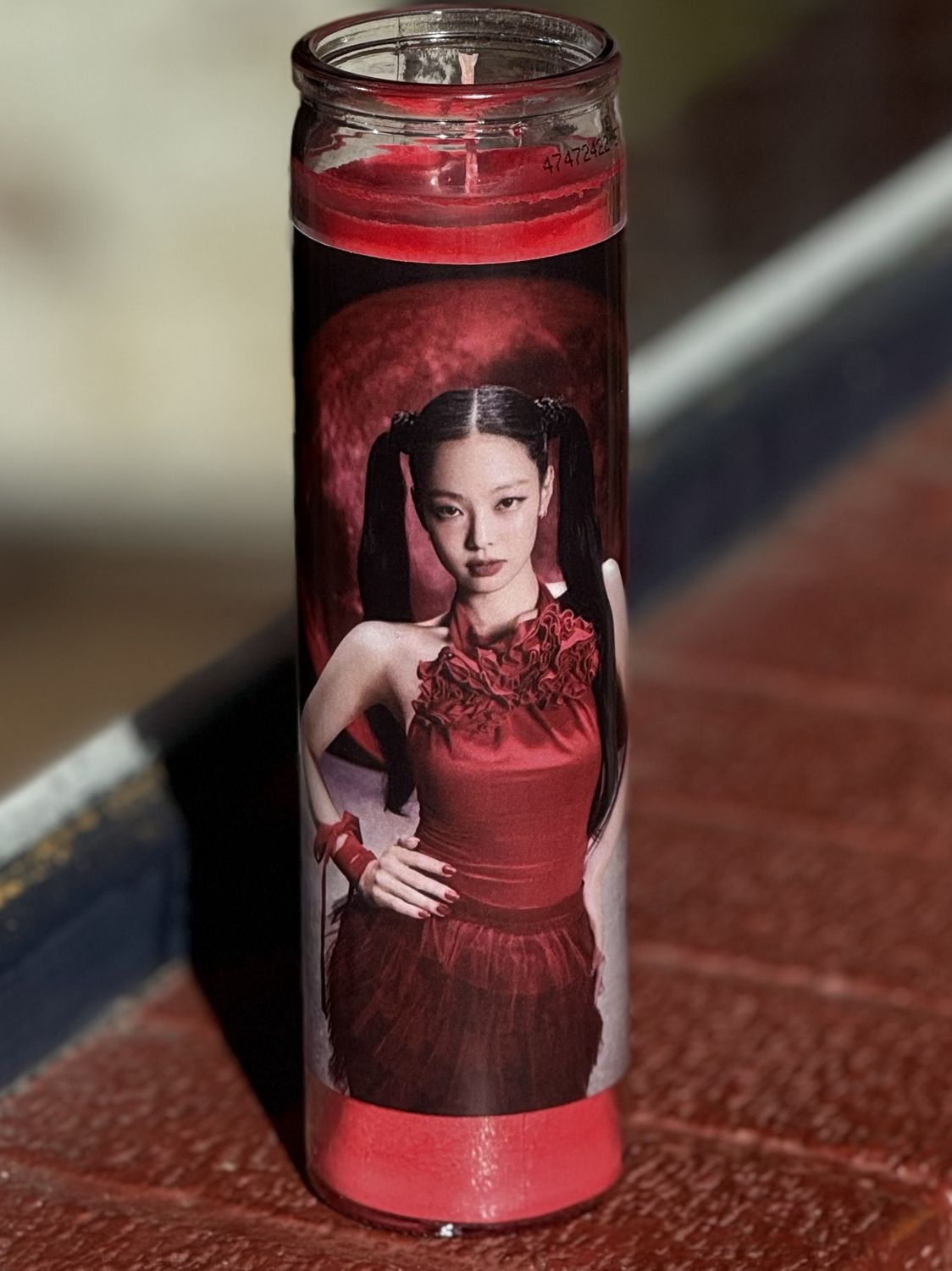 Jennie Pigtails Saint Candle