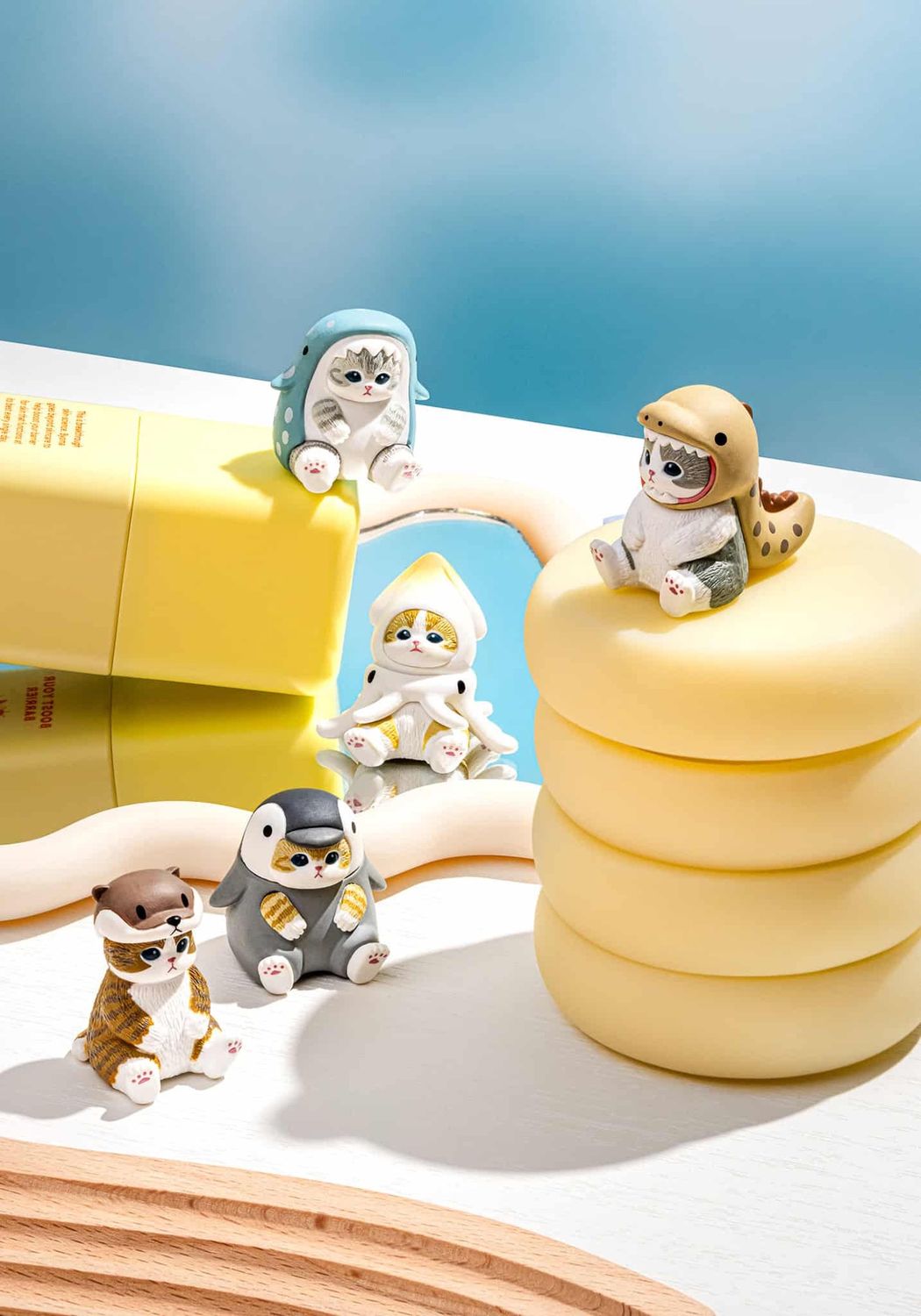 Mofusand Marine Life Sitting Cat Blind Box