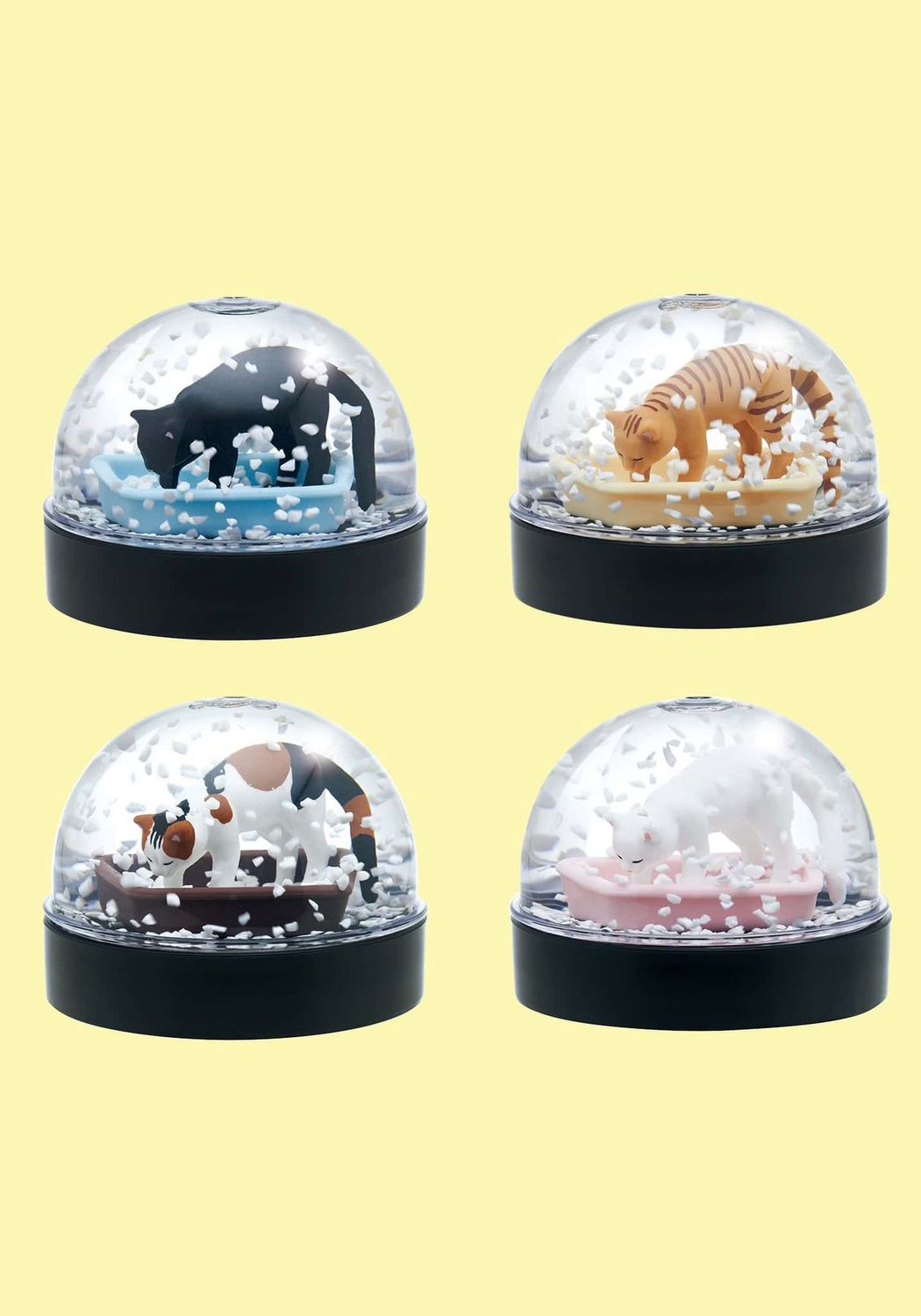 Kitan Club Cat Litter Snow Globe Blind Box