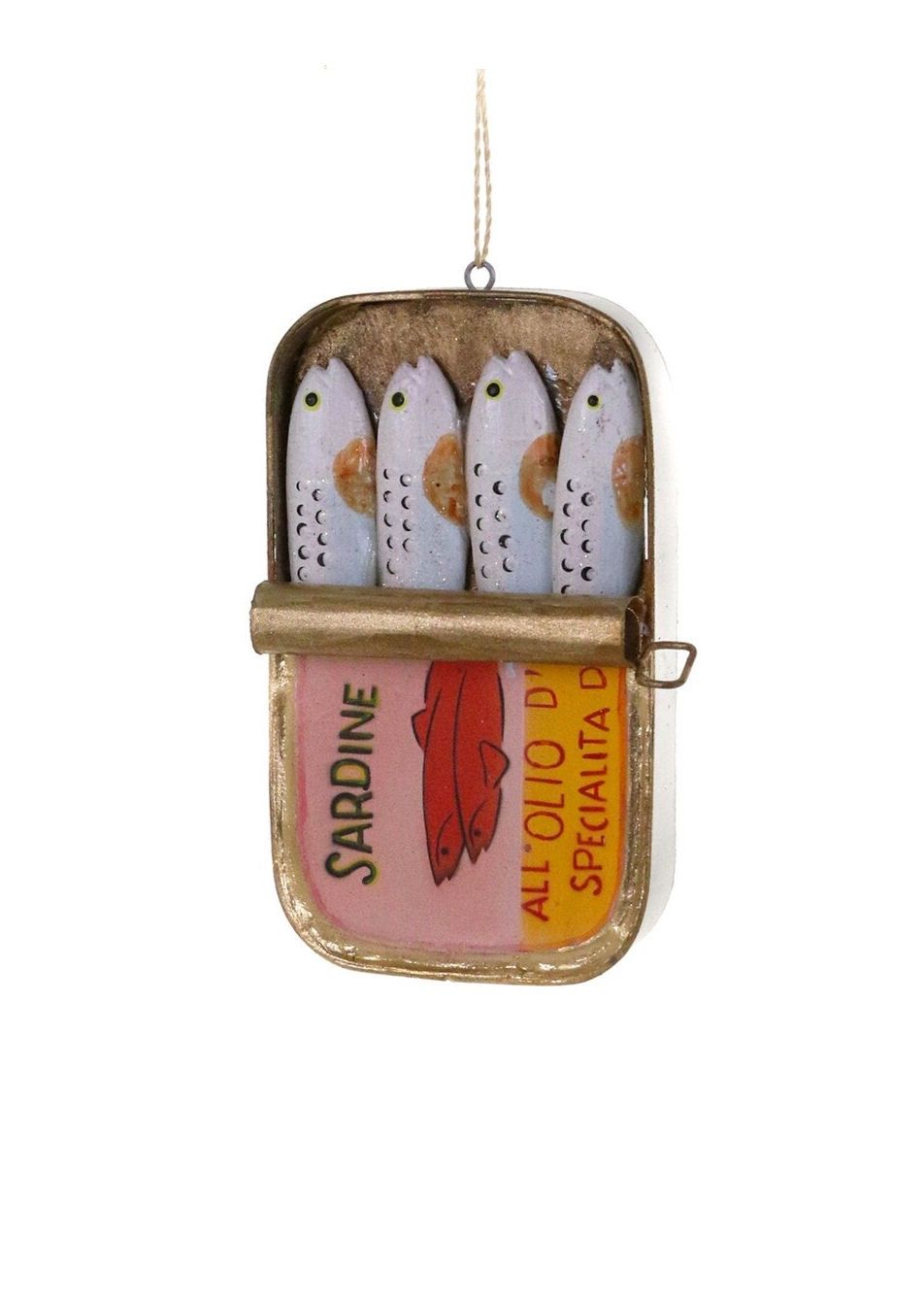 Packaged Sardines Resin Ornament