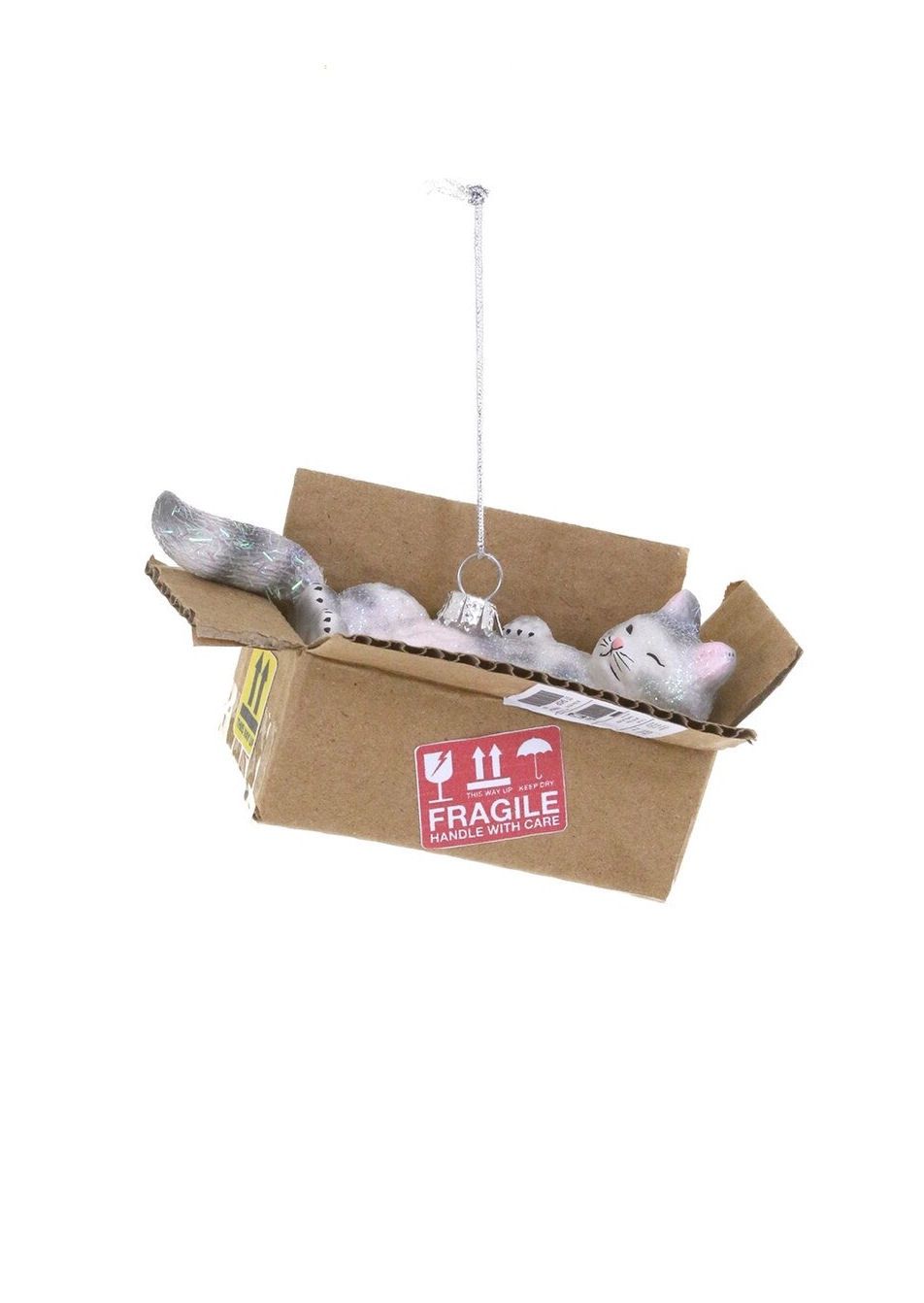 Best Cat Toy Glass Ornament