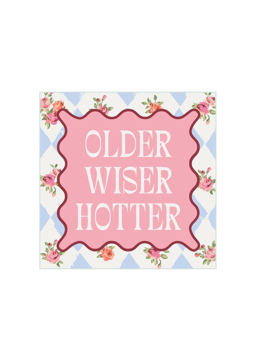Older Wiser Hotter Beverage Napkins
