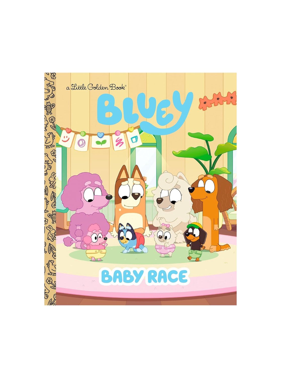 Bluey Baby Race Little Golden Hardcover Book LGB