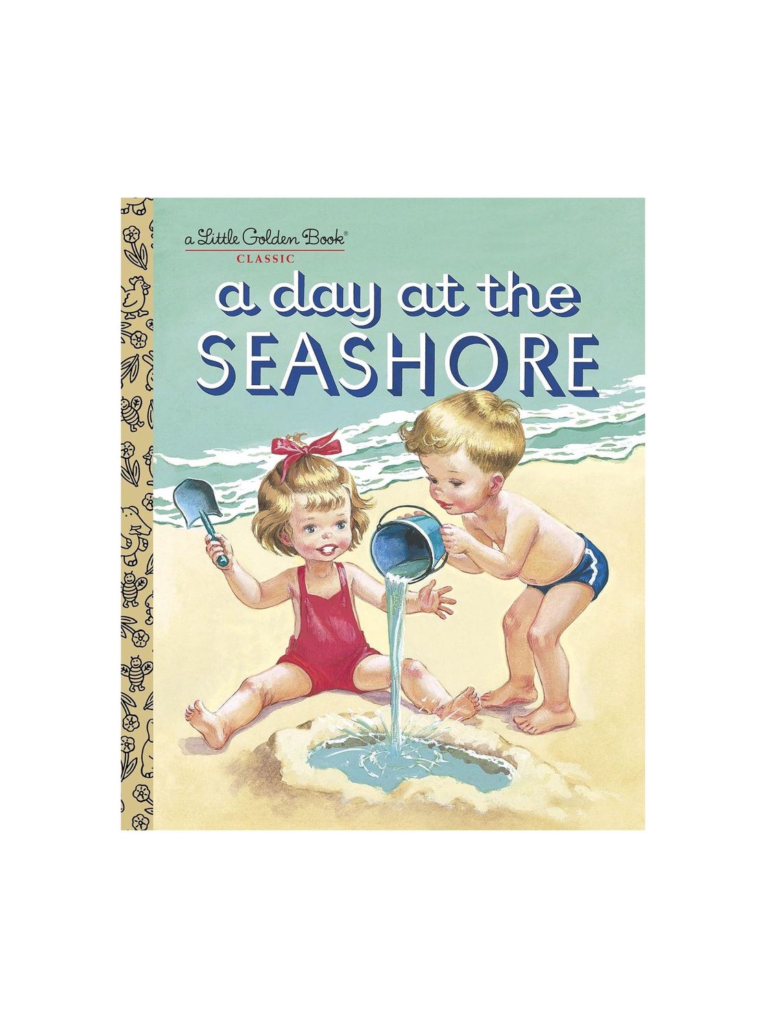 A Day At The Seashore Little Golden Hardcover Book LGB