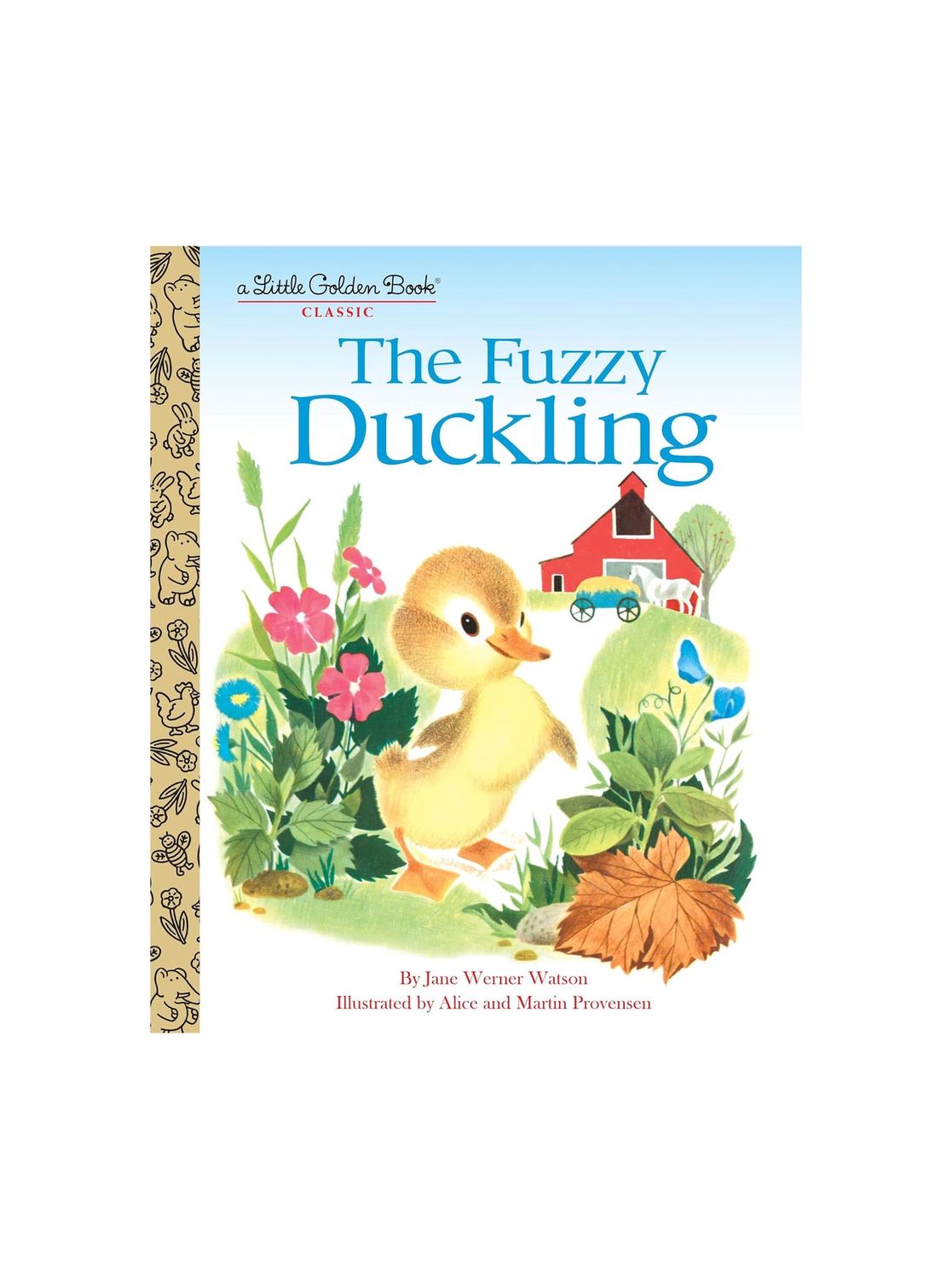 The Fuzzy Duckling Little Golden Hardcover Book LGB