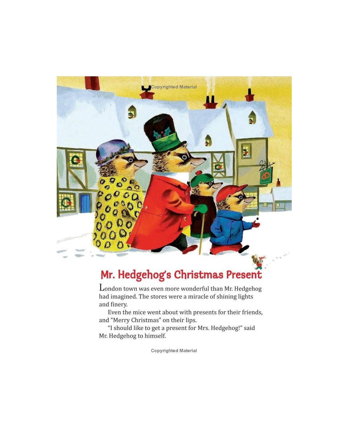 Richard Scarry’s The Animals' Merry Christmas Little Golden Hardcover Book LGB