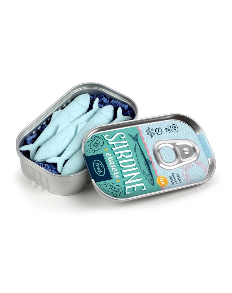 Sardine Erasers