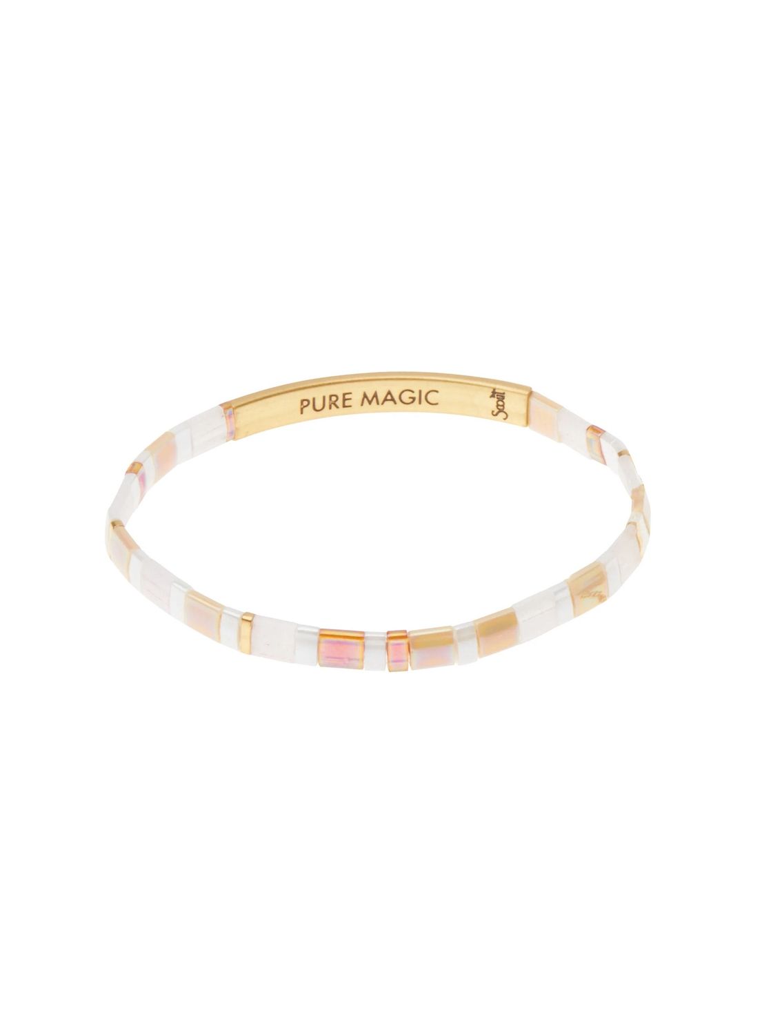 Pure Magic Good Karma Neutral Gold Miyuki Bracelet