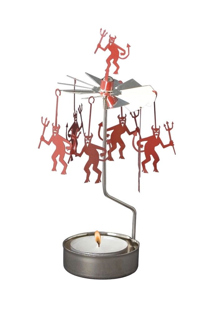 Red Devil Rotary Candleholder