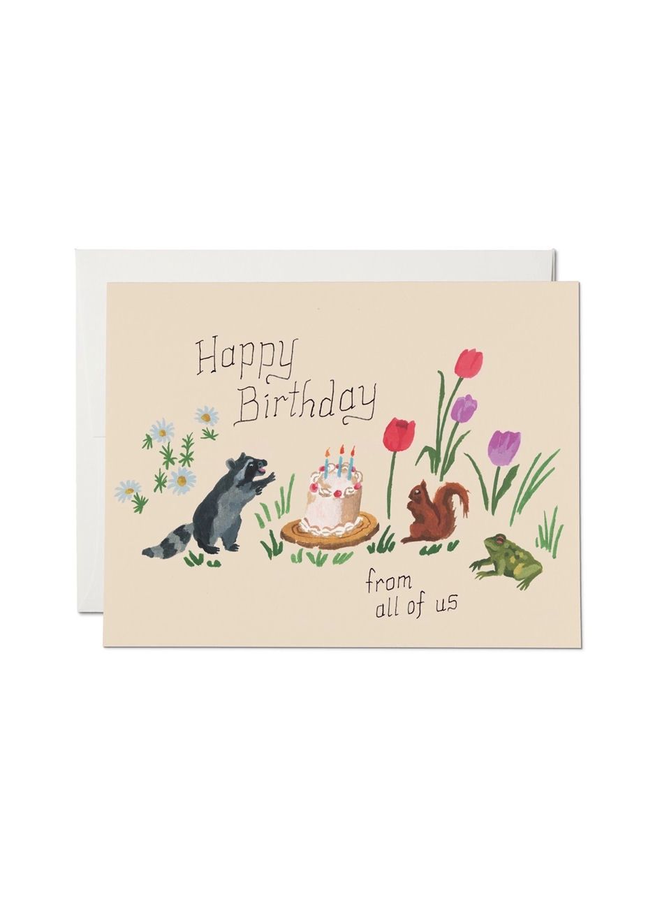 Happy Birthday From All Of Us Critters Card