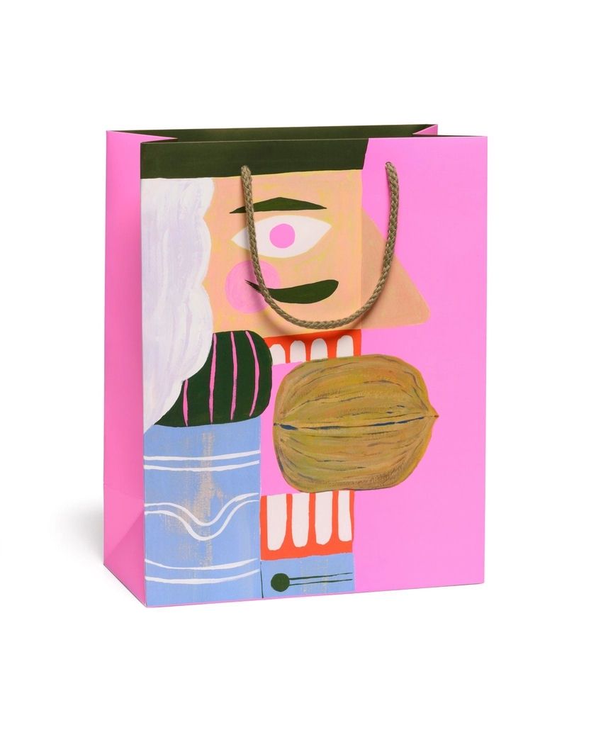 Nutty Or Nice Nutcracker Large Gift Bag