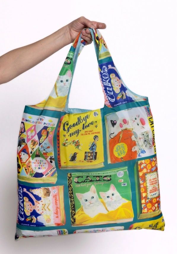 Useless Books Art Sack Reusable Tote Bag