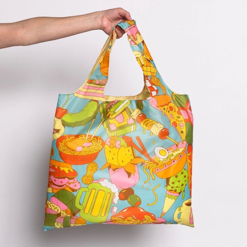 Gourmand Art Sack Food Reusable Tote Bag