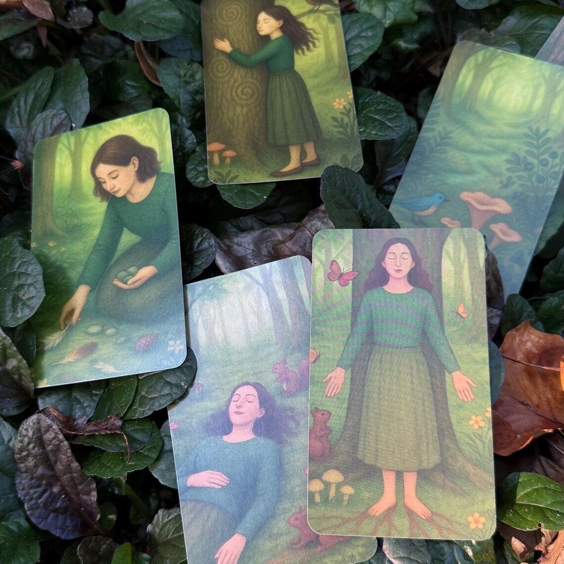 Forest Bathing Cards, Mindfulness Meditation Deck