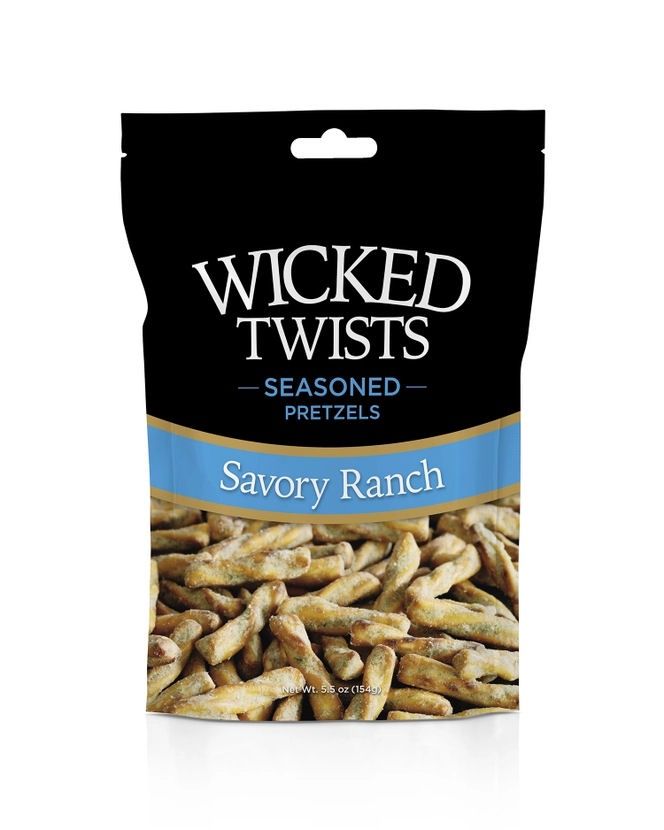 Wicked Twists Savory Ranch Seasoned Pretzels