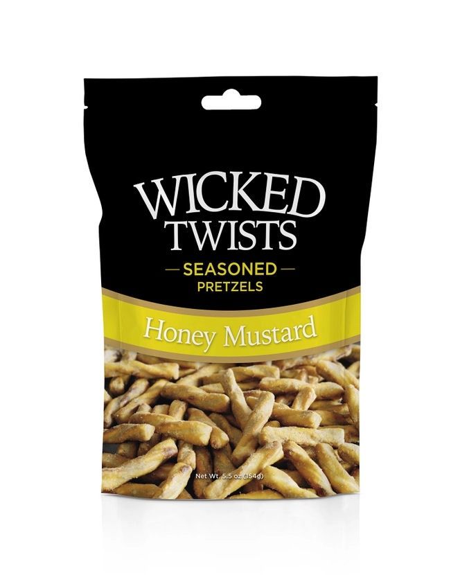 Wicked Twists Honey Mustard Seasoned Pretzels