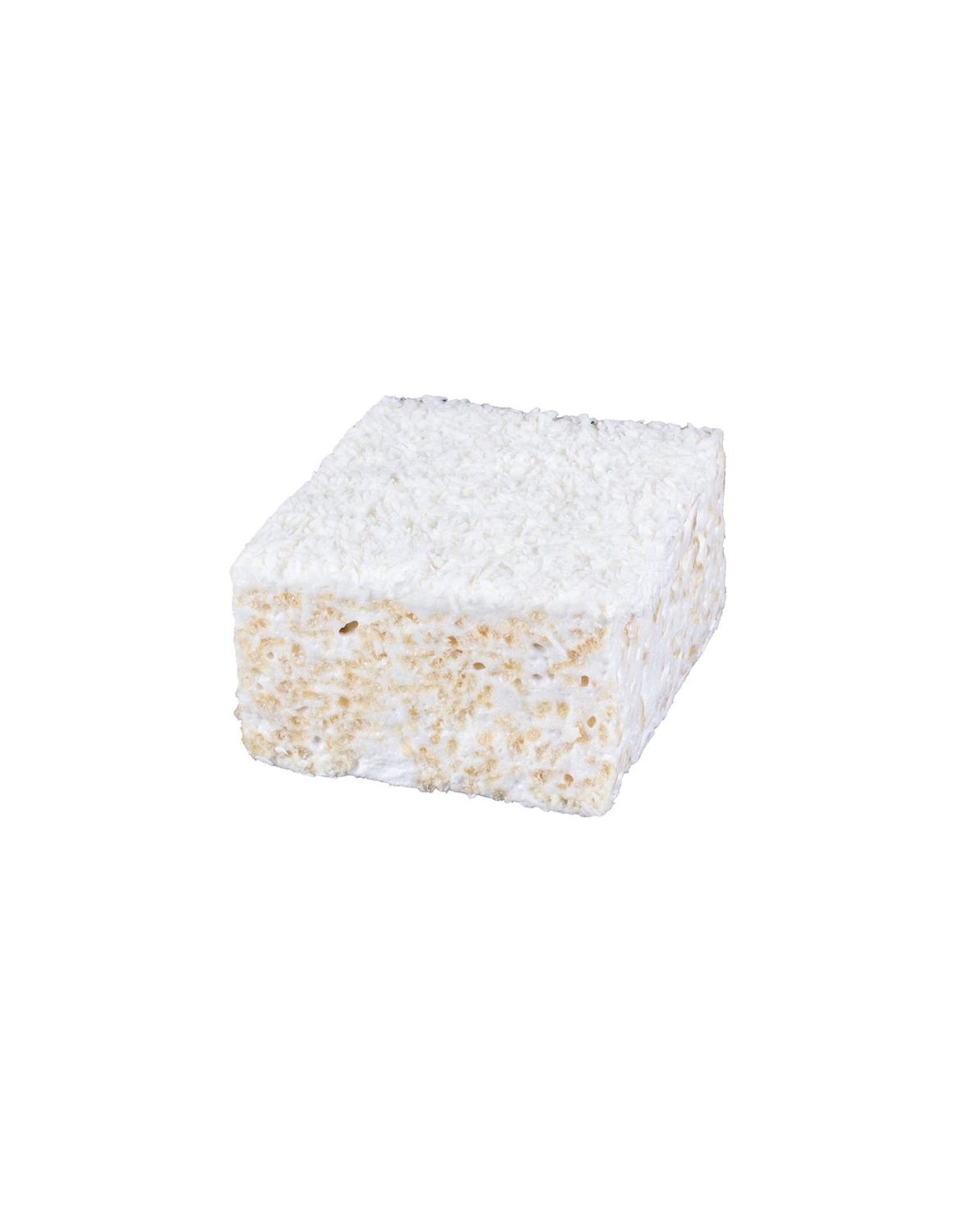 White Coconut Marshmallow Rice Crispy Cake