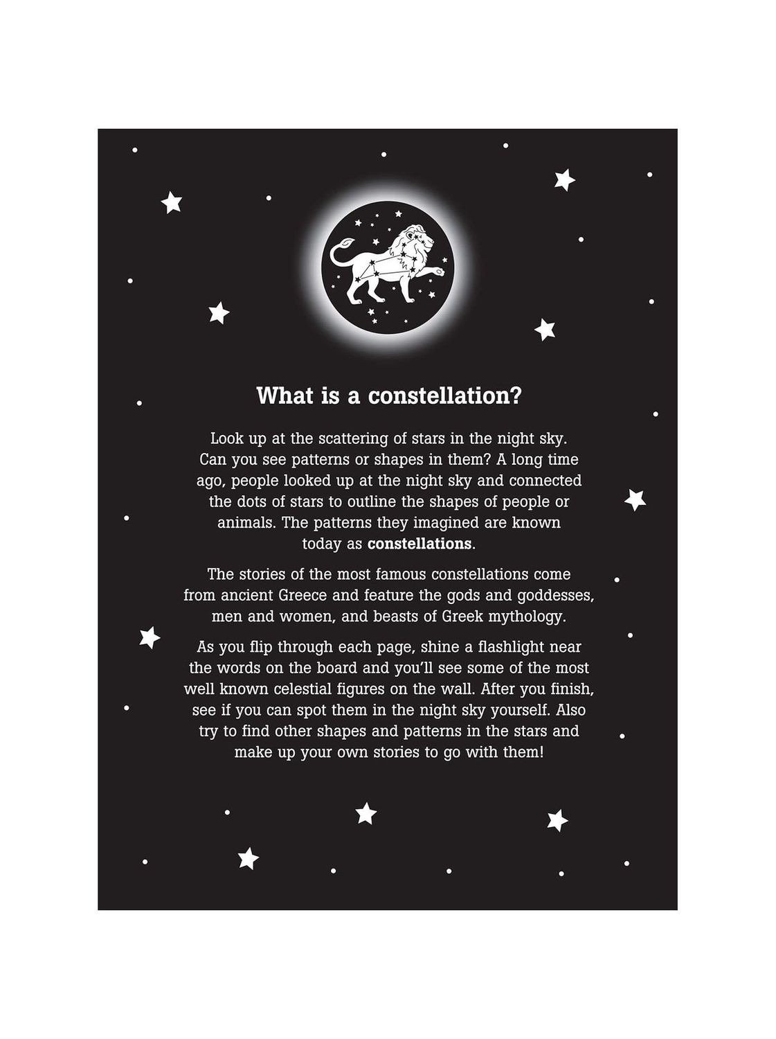 The Night Sky Bedtime Shadow Hardcover Book