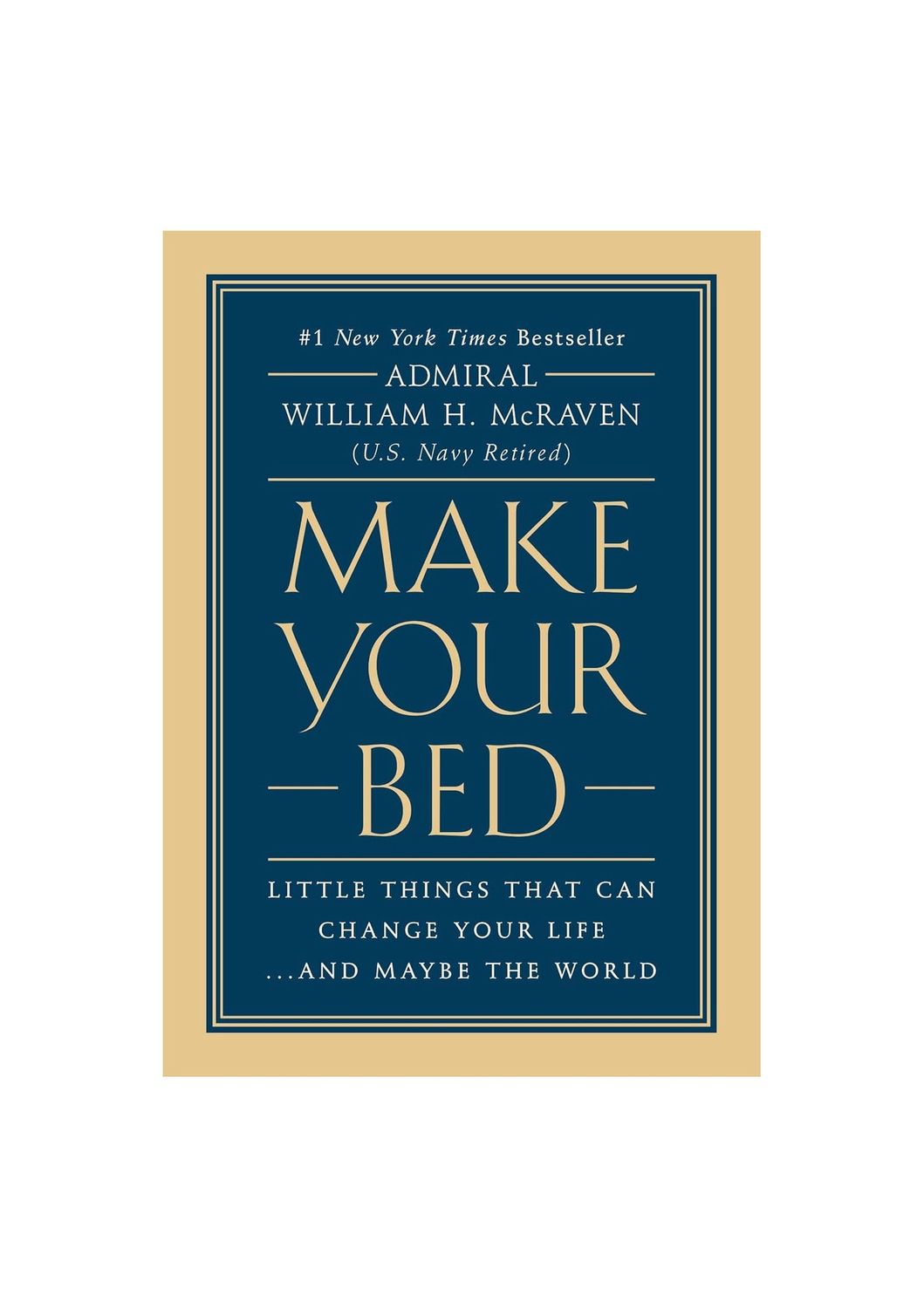 Make Your Bed Hardcover Book