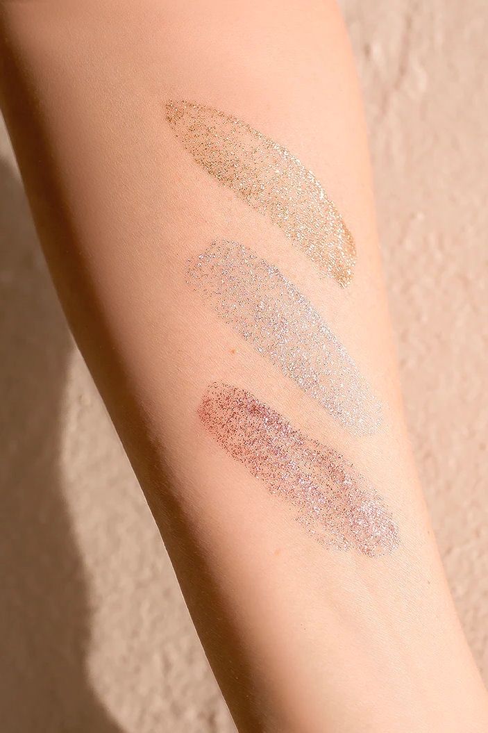 Rose Gold Roll On Shimmer Glitter