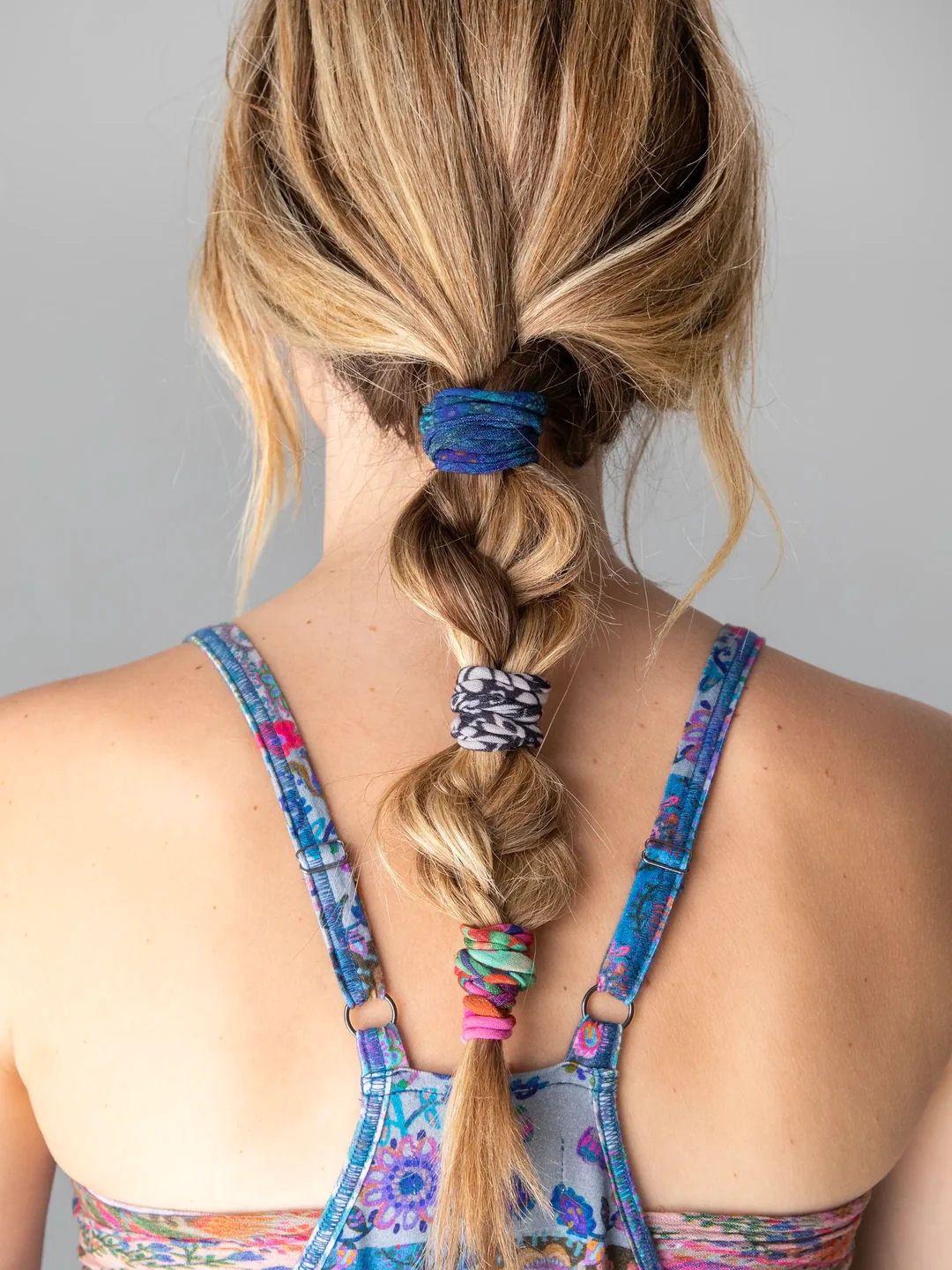 Blue Floral Boho Bands