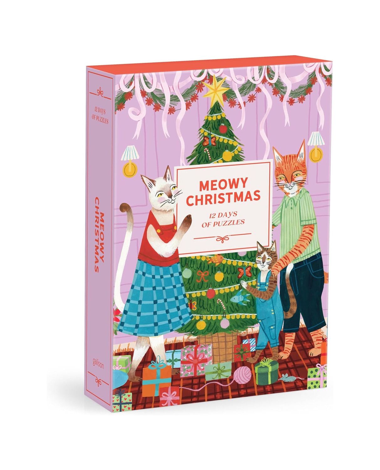 Meowy Christmas 500 Piece Puzzle