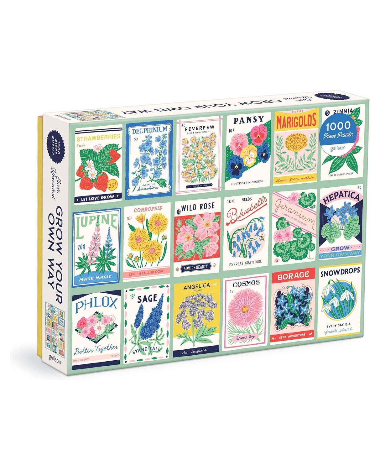 Grow Your Own Way Flower 1000 Piece Puzzle