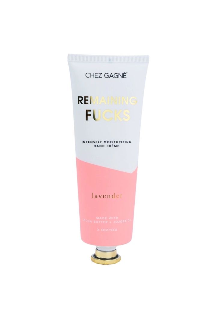 Remaining Fucks Hand Cream Lotion