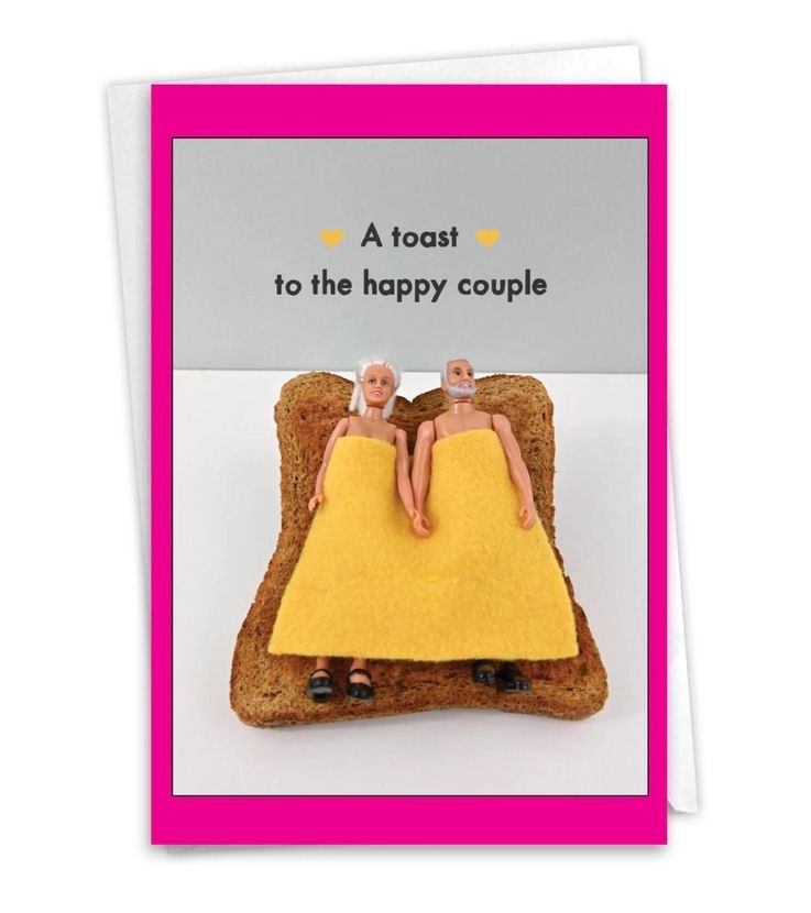 A Toast To The Happy Couple Card