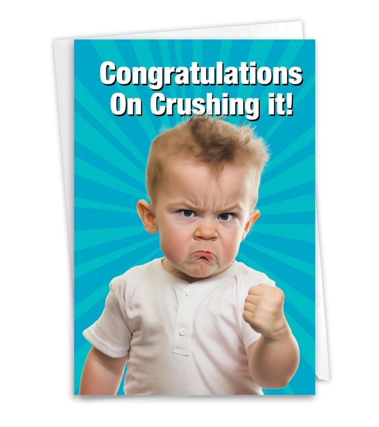 Congratulations On Crushing It Card