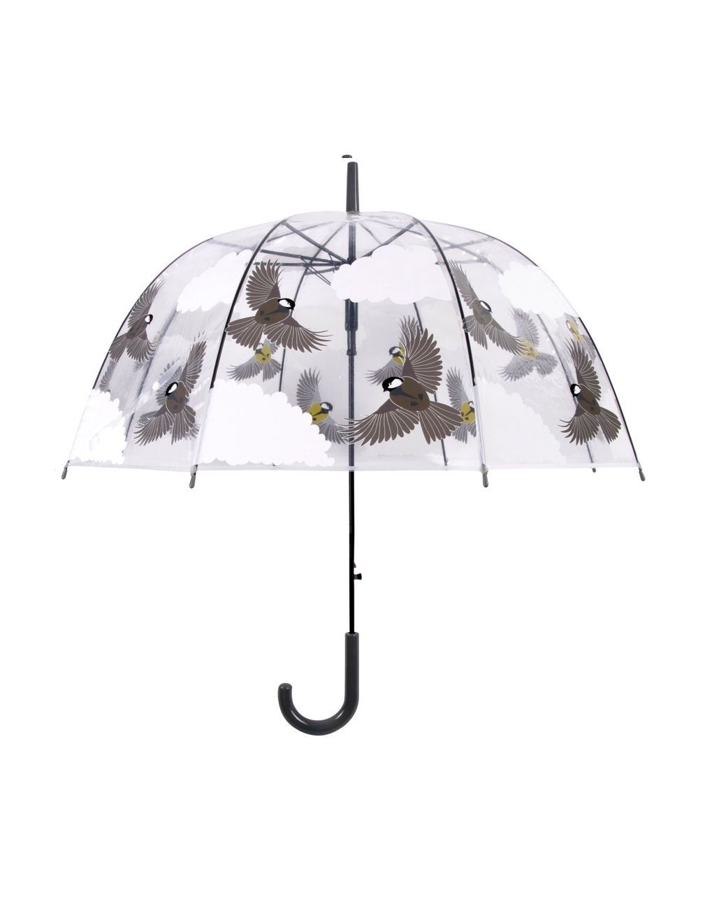 Bird Print Transparent Umbrella
