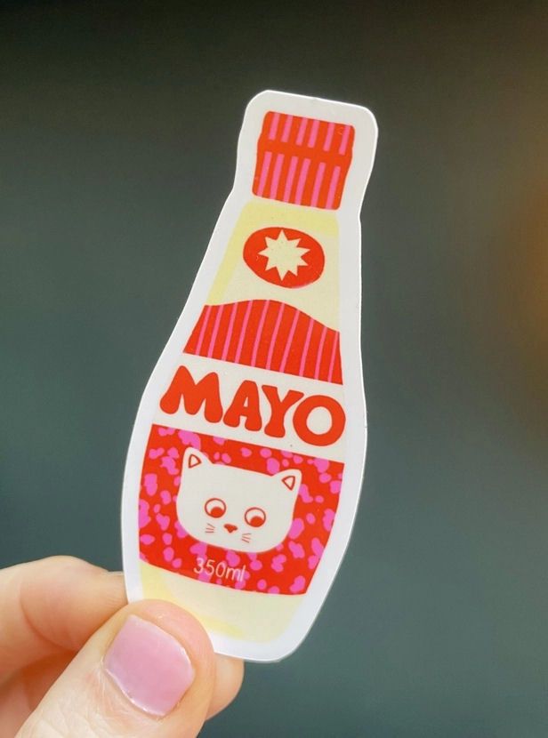 Mayo Cat Sticker