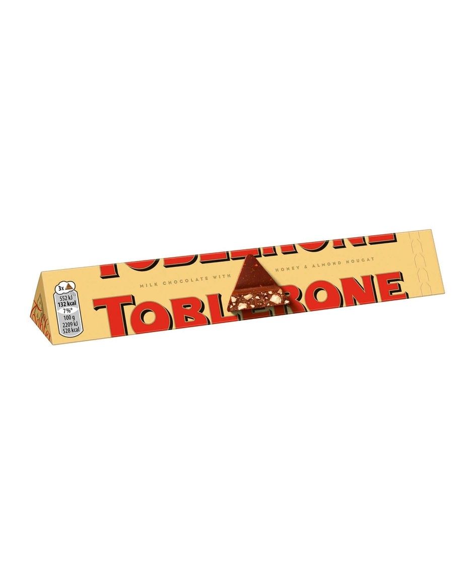 Toblerone Milk Chocolate With Honey And Almond Nougat