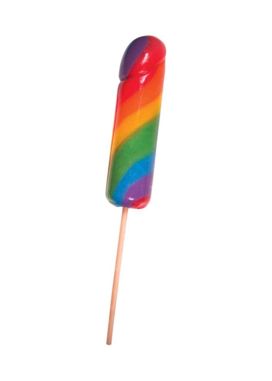 Rainbow Jumbo Cock Pop Candy