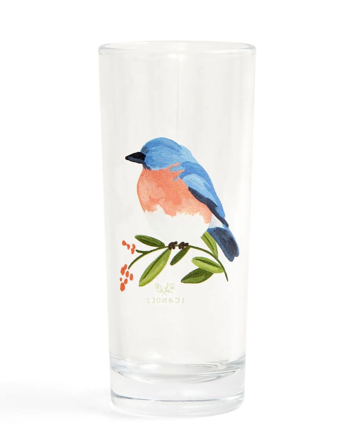 Eastern Bluebird Tall Juice Glass