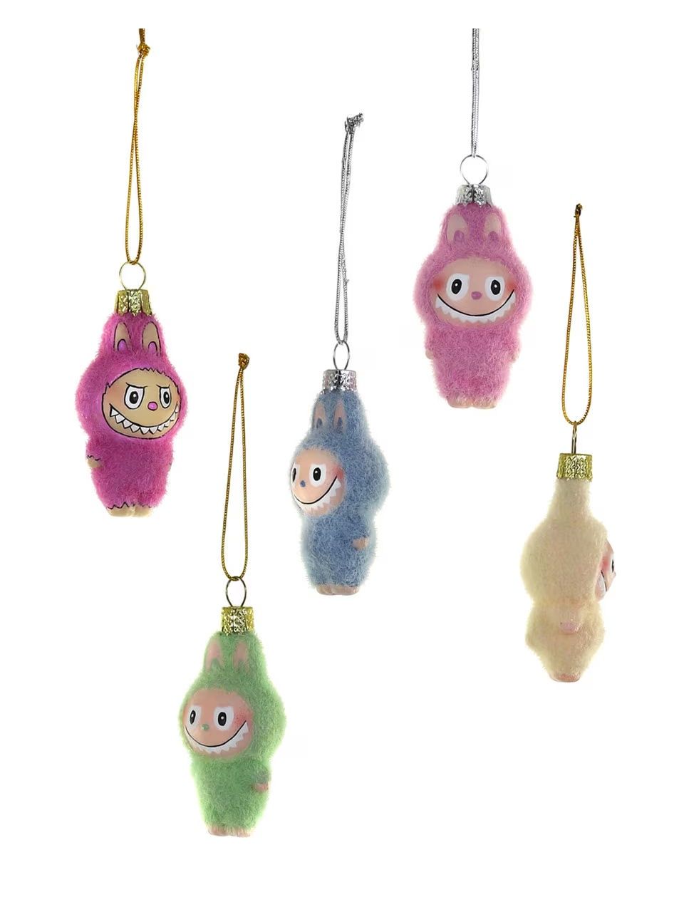 Mini Labubu Glass Ornament